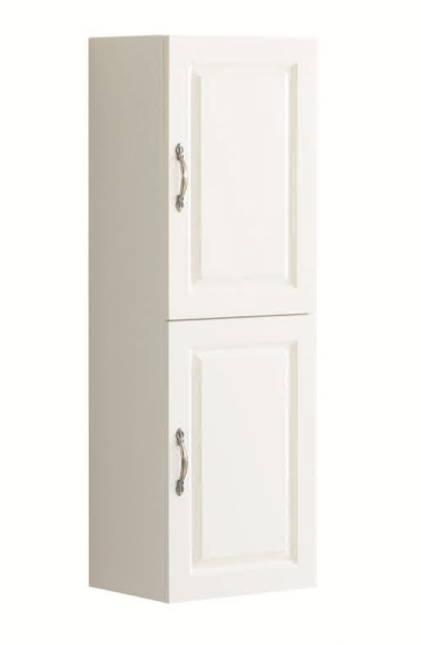 KDK 400mm Traditional Design Tall Unit 100% Waterproof Pvc Creamy White